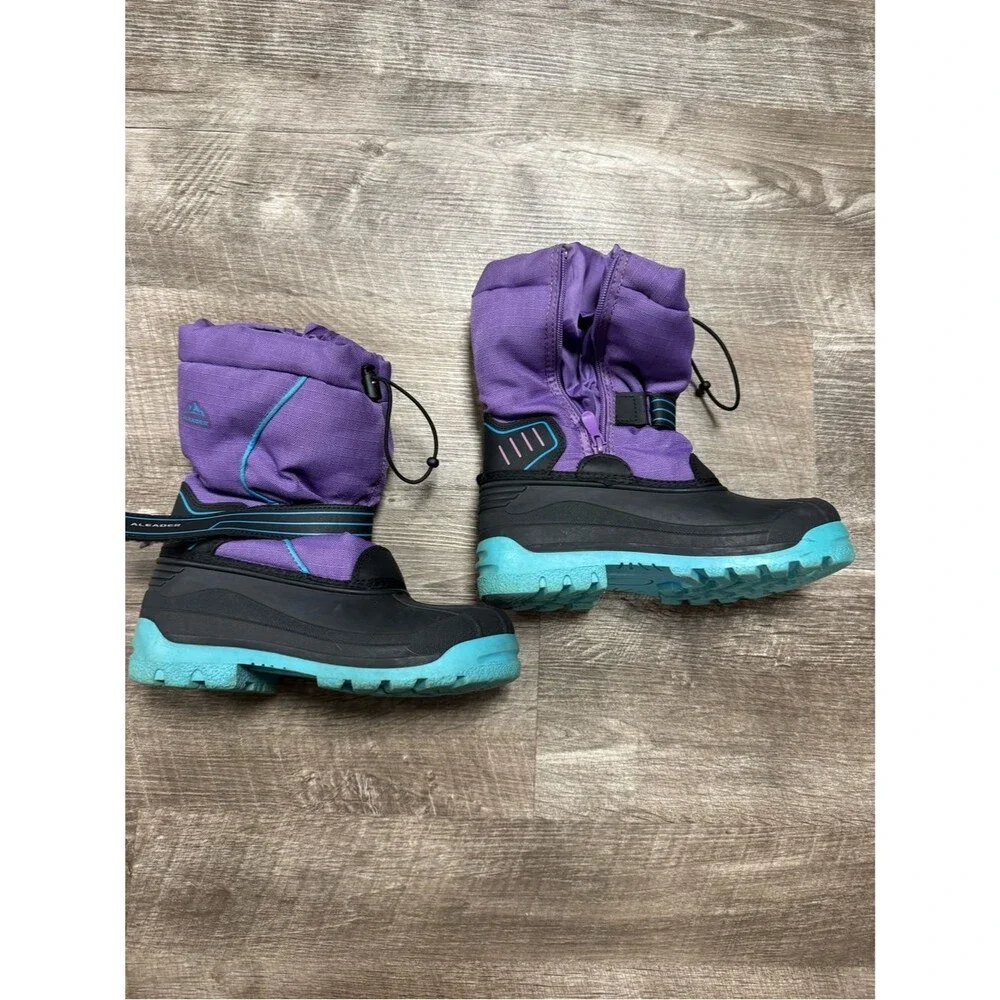 ALEADER Girls Snow Boots Size 4